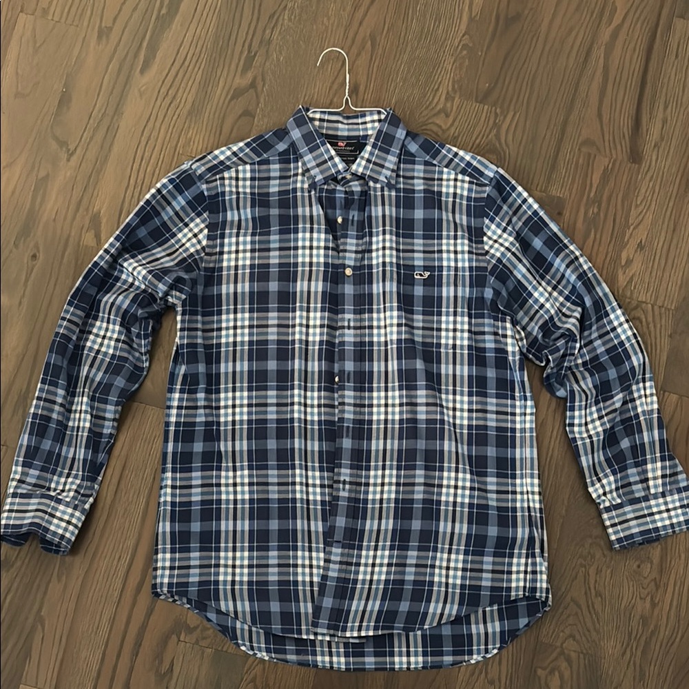 Vineyard Vines Blue Casual Button Down Shirt — LIKE NEW